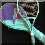 Z14. Rossingnol tennis racket and cover - F240 - $36 
